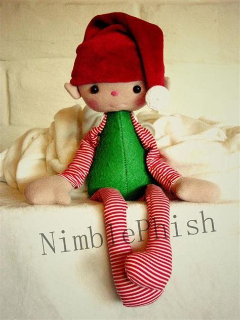sitting elf craftsy christmas dolls christmas sewing christmas elf