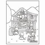 Calico Critters Calicocritters Sylvanian sketch template