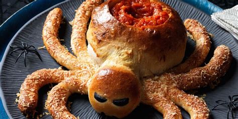 saucy spider with hair leg sticks recipe halloween recipes at