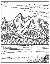 Teton Monoline Northwestern Wyoming Patrimonio Aloysius River Gorge Preserve Appalachian sketch template