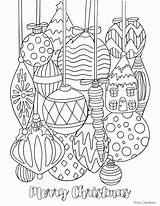 Coloring Christmas Ornament Fun Tgif Grandma sketch template