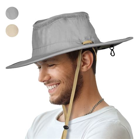 tirrinia outdoor boonie sun protection hat mesh bucket hat wide brim