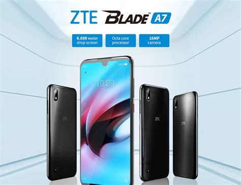 Zte Blade A7 6 088 Inch Waterdrop Display Android 9 0