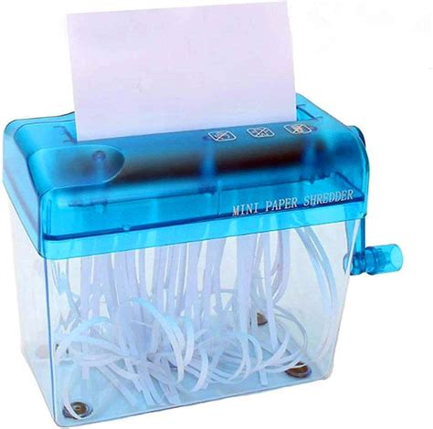 senreal hand paper shredder mini cutting machine portable manual