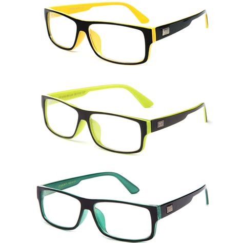 trendy and fun non prescription clear lens glasses with sleek