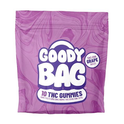 grape pk mg thcmg cbn goody bag gummies jane