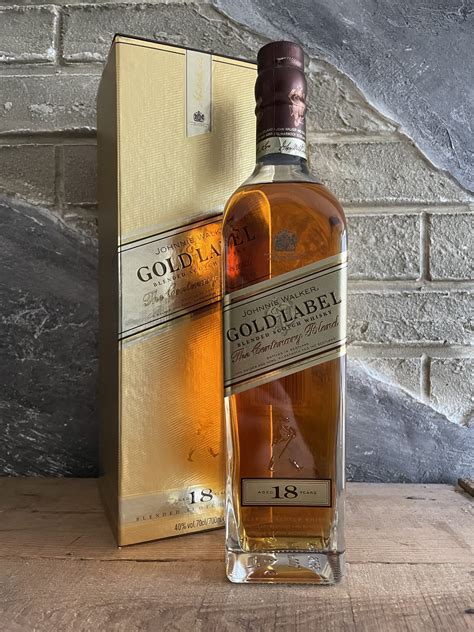 johnnie walker gold label centenary  years  liquor company