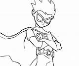 Coloring Pages Cool Robin Choose Board Cartoon Titans Teen sketch template