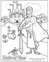 Medieval Pages Coloring Getcolorings Princess sketch template