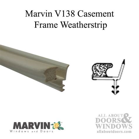 marvin casement window foam weather strip  beige