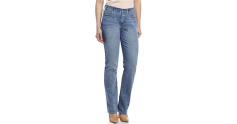 Levis Denim Sky 525 Perfect Waist Straight Jeans In Blue Lyst