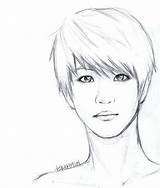 Exo Baekhyun sketch template