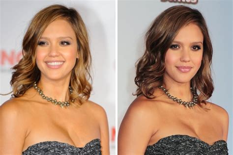 How To Cut Hair To Imitate Jessica Alba S Shoulder Length