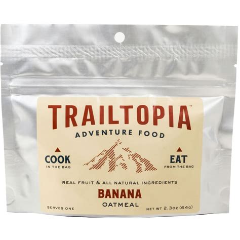 trailtopia banana oatmeal hike and camp