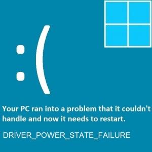 troubleshooting driverpowerstatefailure  windows