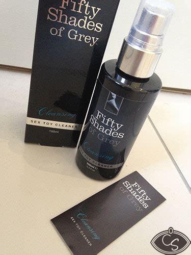 fifty shades of grey sensual care sex toy cleaner review