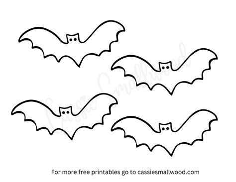 printable bat templates small medium  large cassie smallwood