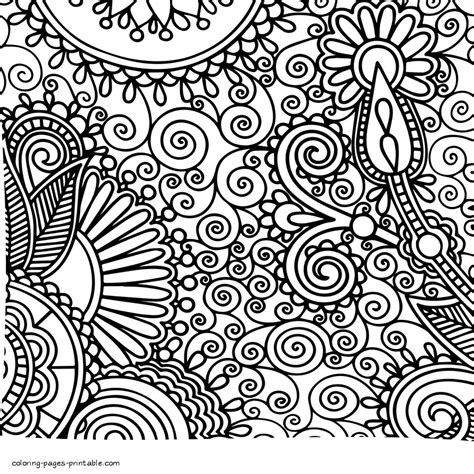 flower coloring sheets  adults coloring pages printablecom