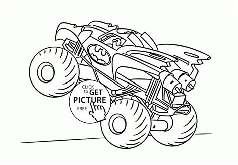 avenger monster truck coloring pages coloring pages