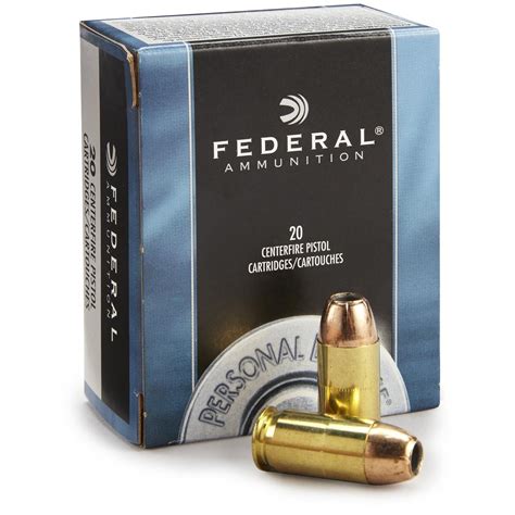 federal personal defense  acp jhp  grain  rounds   acp ammo  sportsman