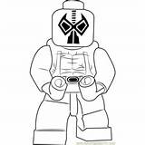 Lego Coloring Cyborg Bane Pages Coloringpages101 sketch template