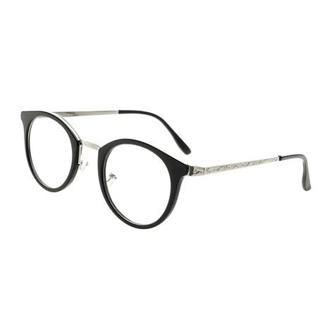 Unisex Vintage Reading Style Clear Lens Round Eyeglasses Frames R3220