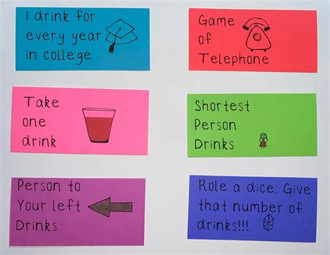 cards bottoms  drinking card game printable etsy drinking