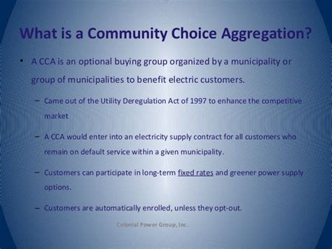 Franklin Community Choice Aggregation Program