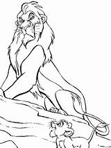 Scar Lion King Coloring Pages Drawing Color Colouring Getdrawings Getcolorings sketch template
