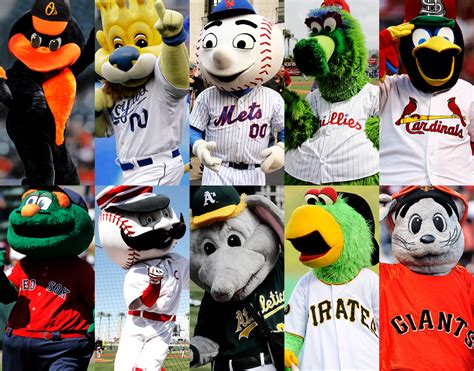 baseballs  popular mascots