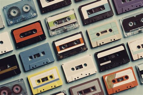 cassette tape vintage style collection  studio