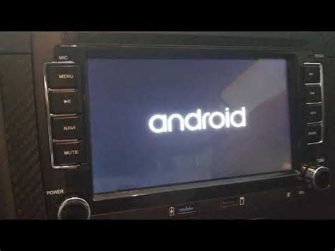 car radio android   din hard reset update  files youtube