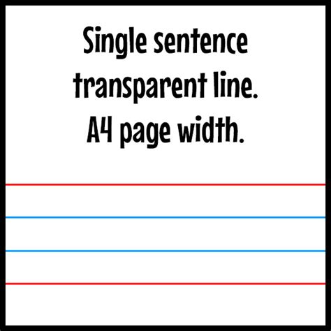 lines raised  writing paper