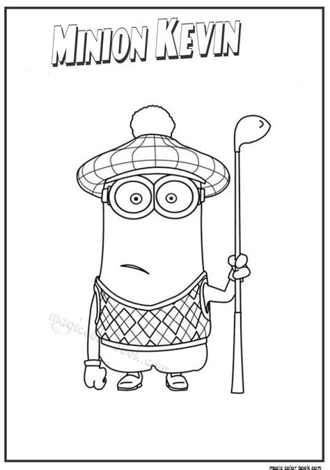 pin pa minions coloring pages