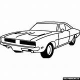 Charger Dodge Coloring Clipart 1968 Hemi Car 1969 Pages Challenger 1970 Drawing Cars Sheets Camaro Thecolor Rod Hot Rt Colouring sketch template