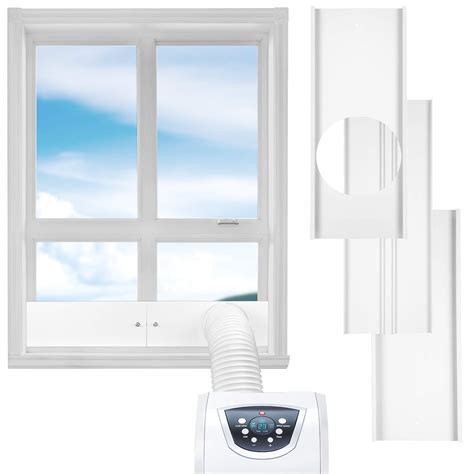 buy agptek portable air conditioner window vent kit ac window  kit plate  cm