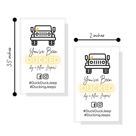 duck duck jeep tag print  home digital     etsy