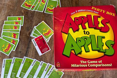 games  apples  apples   play  board game halv