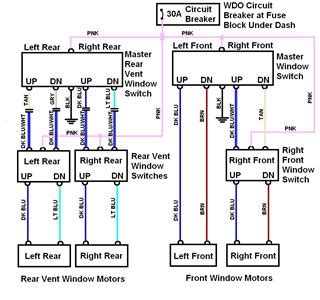 chevy power window switch wiring diagram