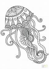 Coloring Pages Colorama Animal Jellyfish Getcolorings sketch template