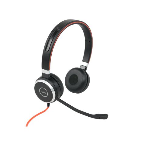 jabra evolve  usb mm duo wired headset certified renewed renewed headsets