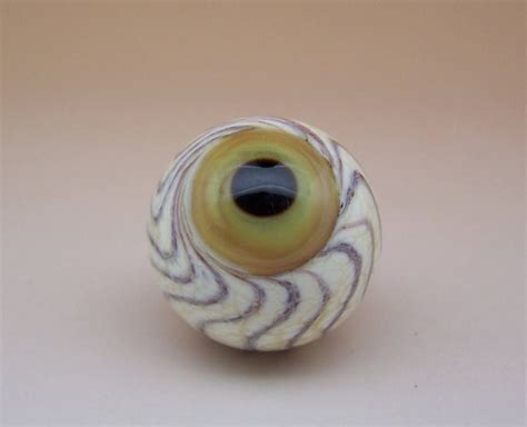 Beautiful Lampwork Glass Eyeball Marble With Light Green And Etsy