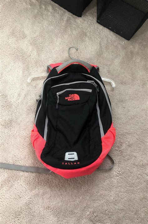 good  condition north face backpack  minor staining