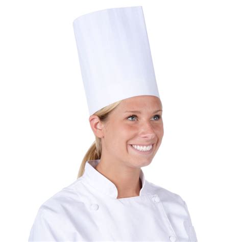 chef revival  classic travel chef toque hat  adjustable head band