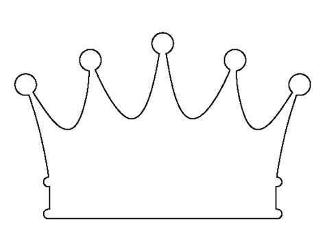 crown template printable