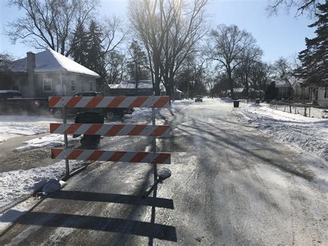 water main break in elkhart repaired roads have reopened