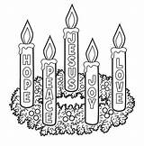 Advent Coloring Wreath Pages Printable Candles Christmas Kids Google Search Getcolorings Choose Board Catholic sketch template