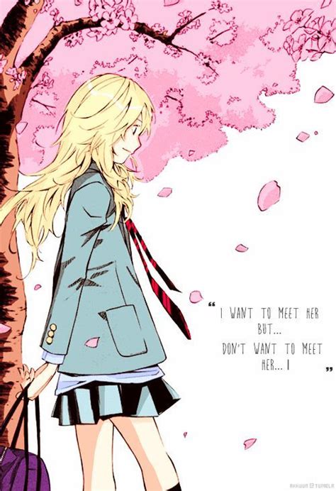 Your Lie In April Quote Kaori Miyazono Your Lie In April