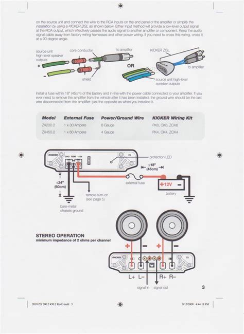 rockford fosgate p wiring diagram   kicker  wiring diagram pictures