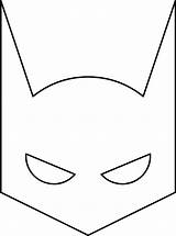 Mask Batman Coloring Pages Superhero Printable Template Color Kids Colorings Getcolorings Print Getdrawings Man sketch template